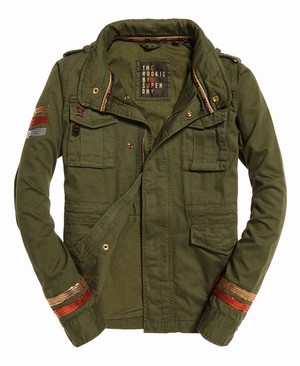 Superdry Glitter Rock Rookie Női Kabát Khaki | QBCSZ0814